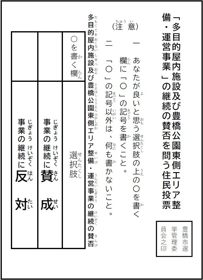 住民投票における投票運動